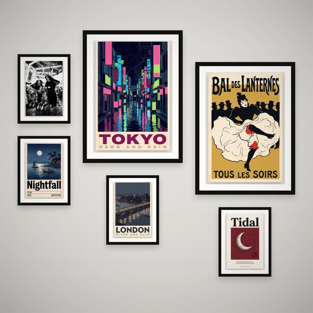 After Dark Feature Wall — 6 Prints