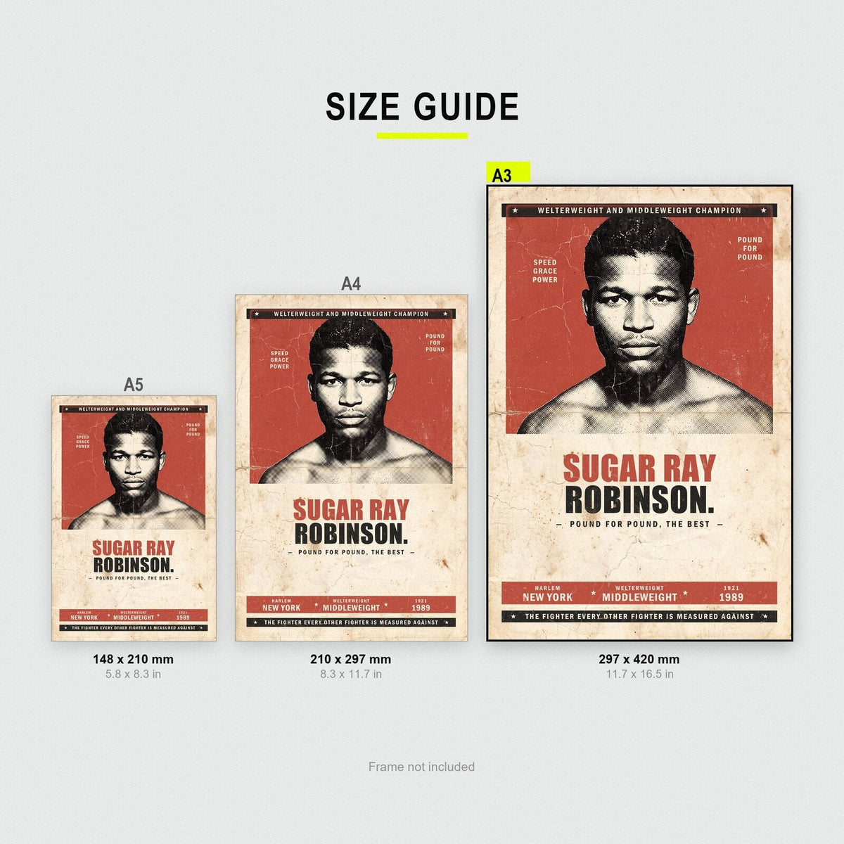 Sugar Ray Robinson Boxing Art Print