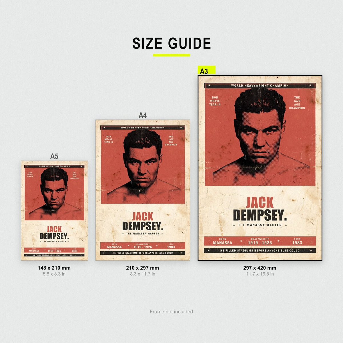 Jack Dempsey Boxing Art Print