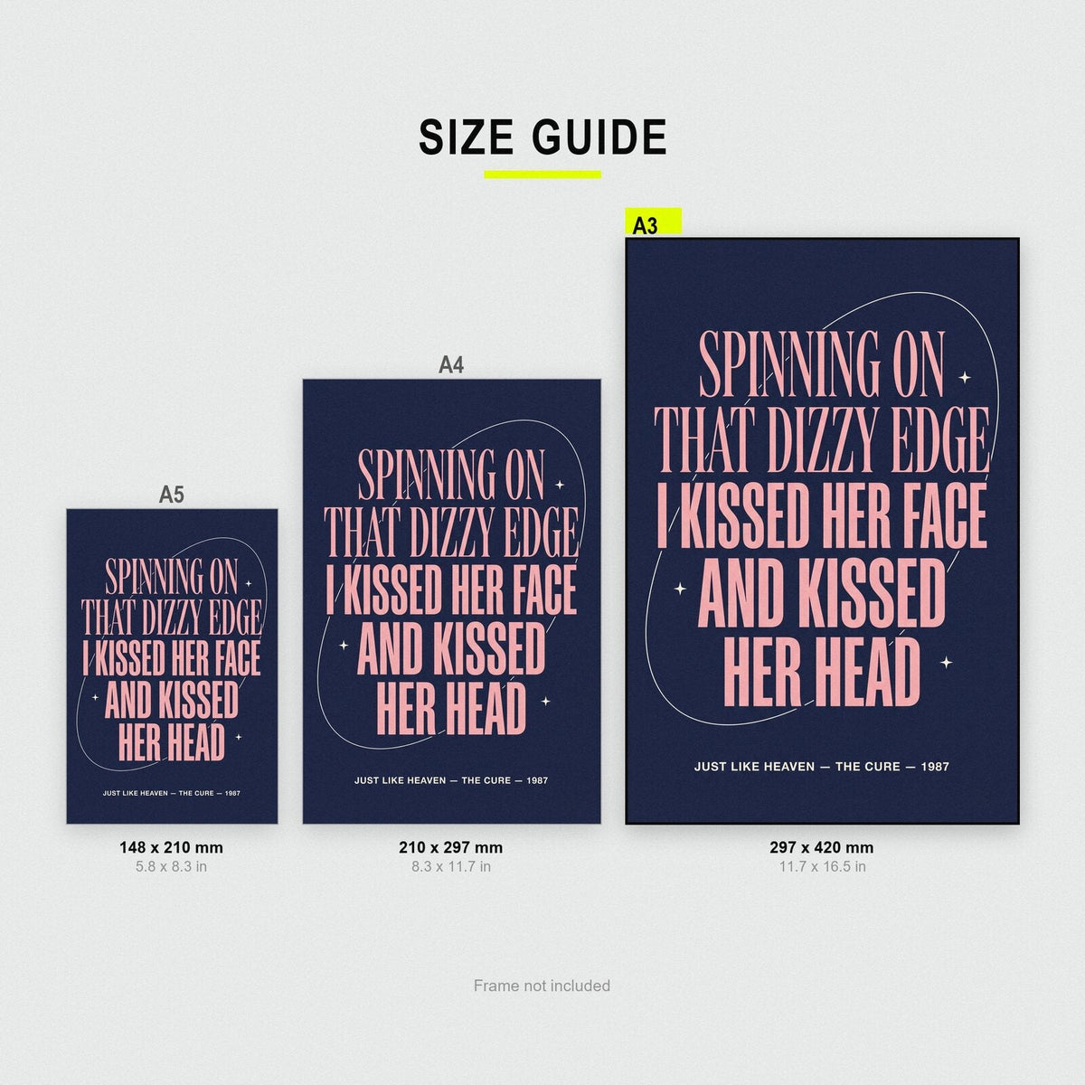 Just Like Heaven Lyrics Print