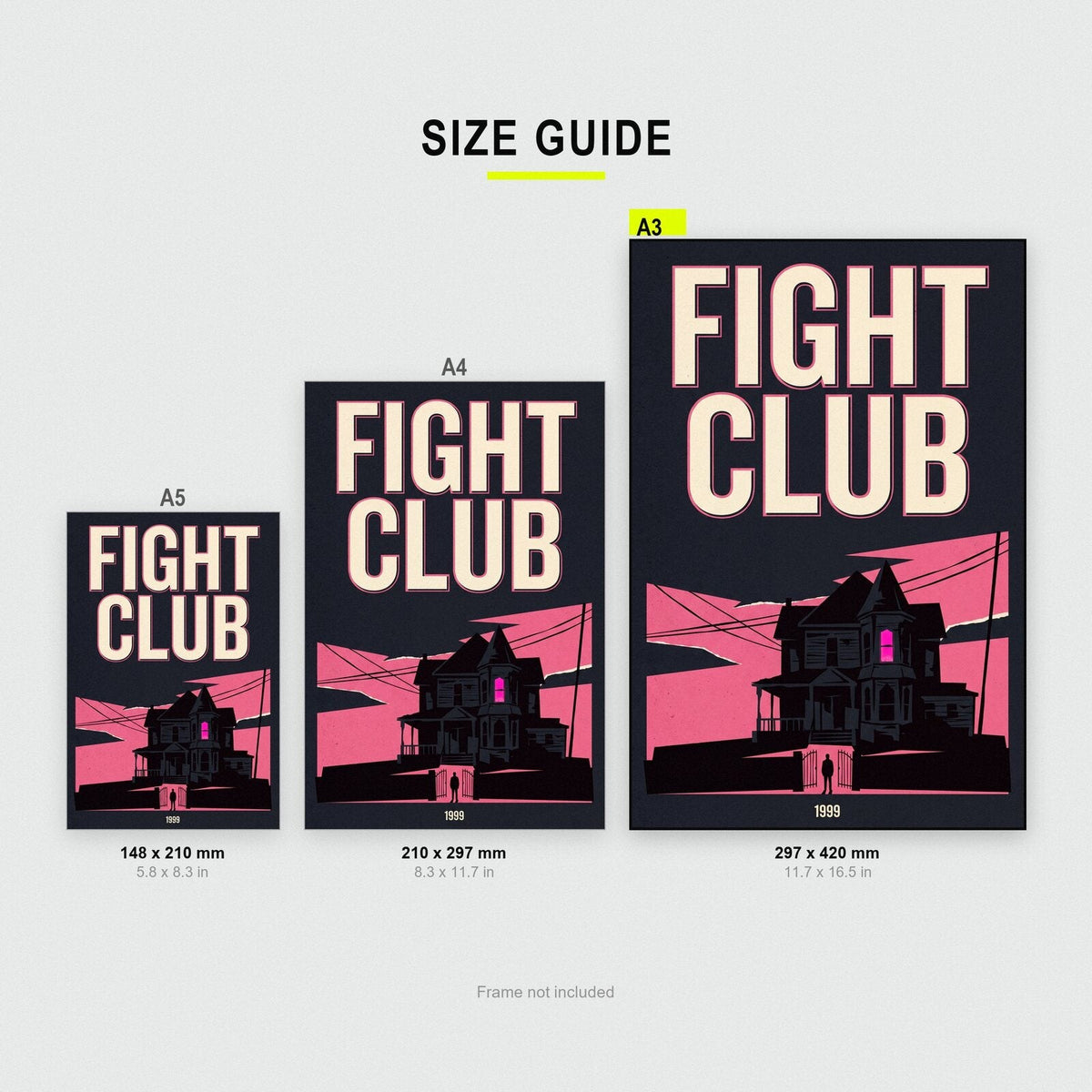 Fight Club 1999 Alternative Movie Poster Art Print