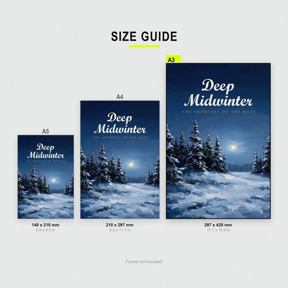 Deep Midwinter Midwinter Art Print