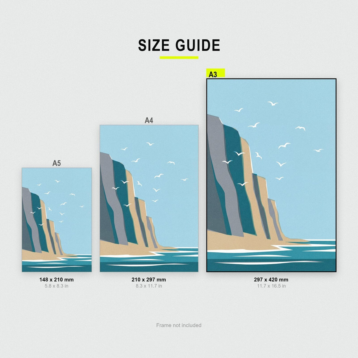 Cliffs Tide Coastal Art Print