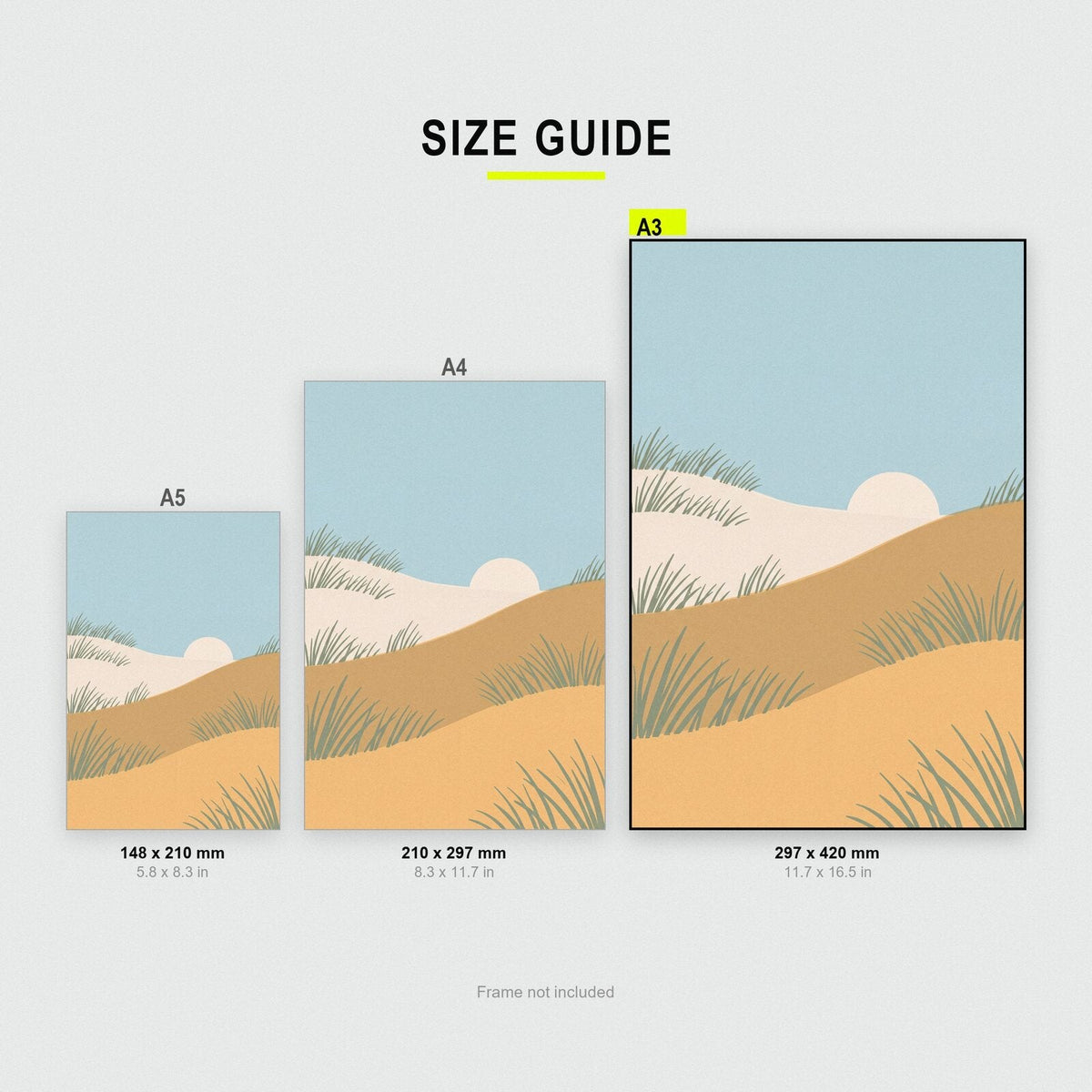 Dunes Tide Coastal Art Print