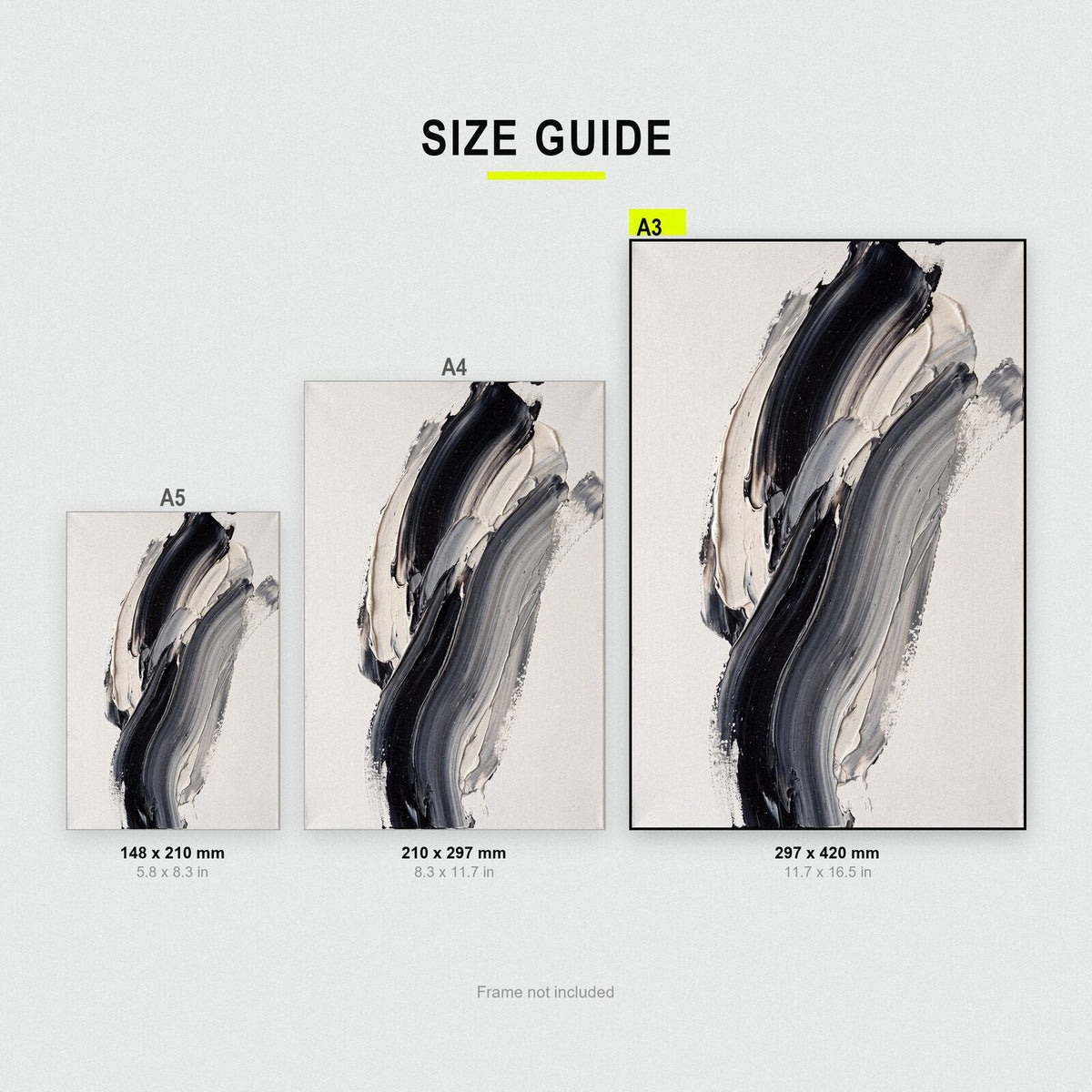 Gesture Pigment Abstract Art Print