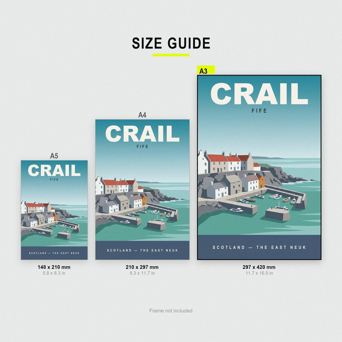 Crail Fife Travel Poster Art Print