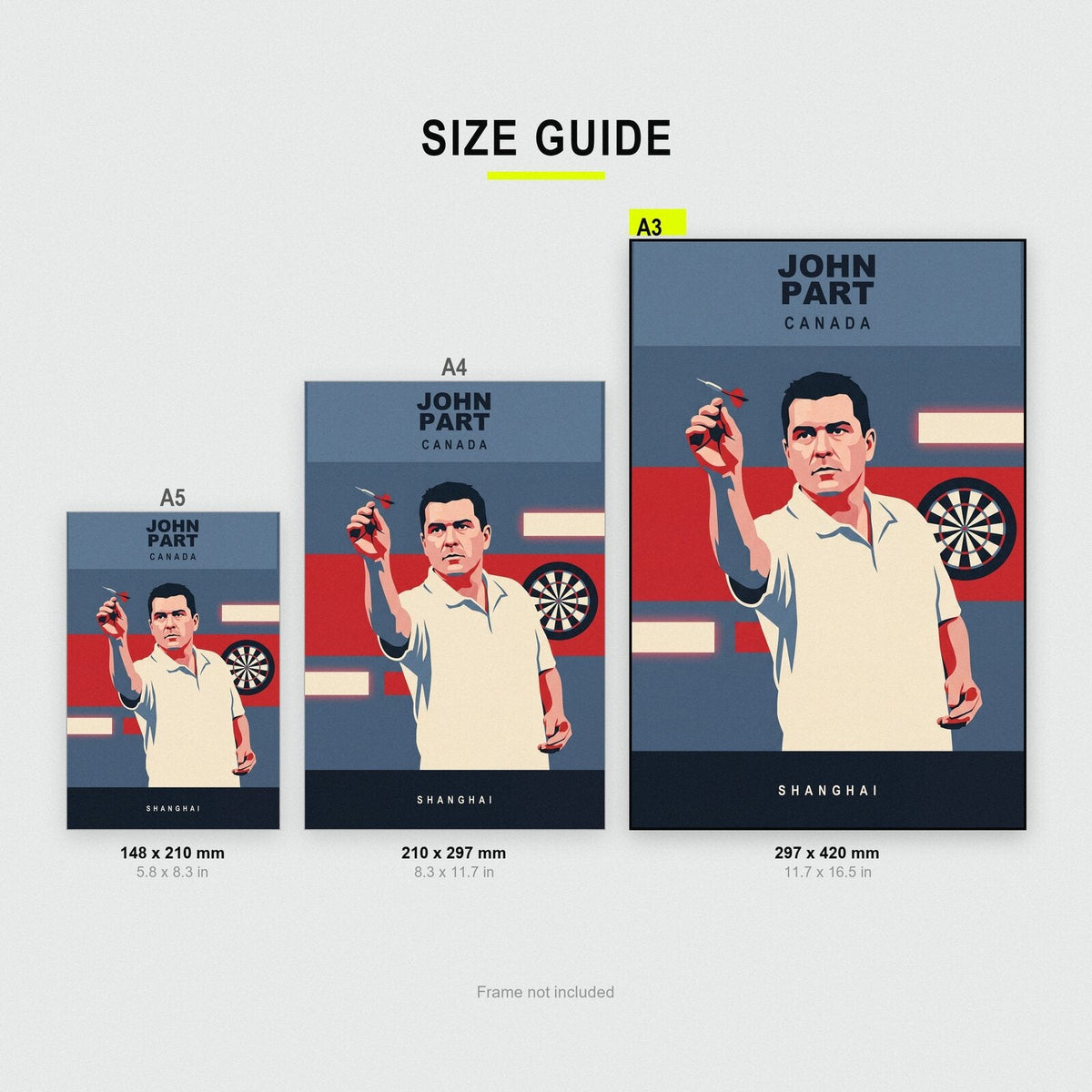 John Part Shanghai Darts Art Print