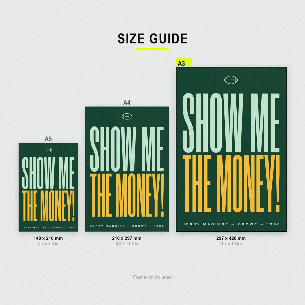 Show Me The Money Movie Quote Art Print