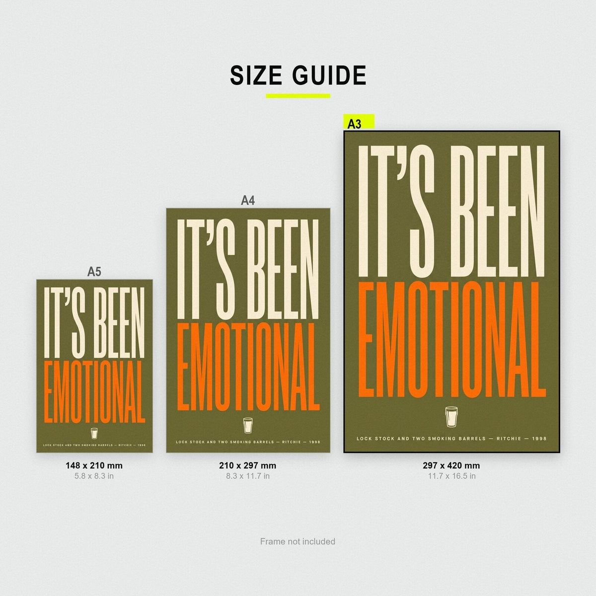 Its Been Emotional Movie Quote Art Print