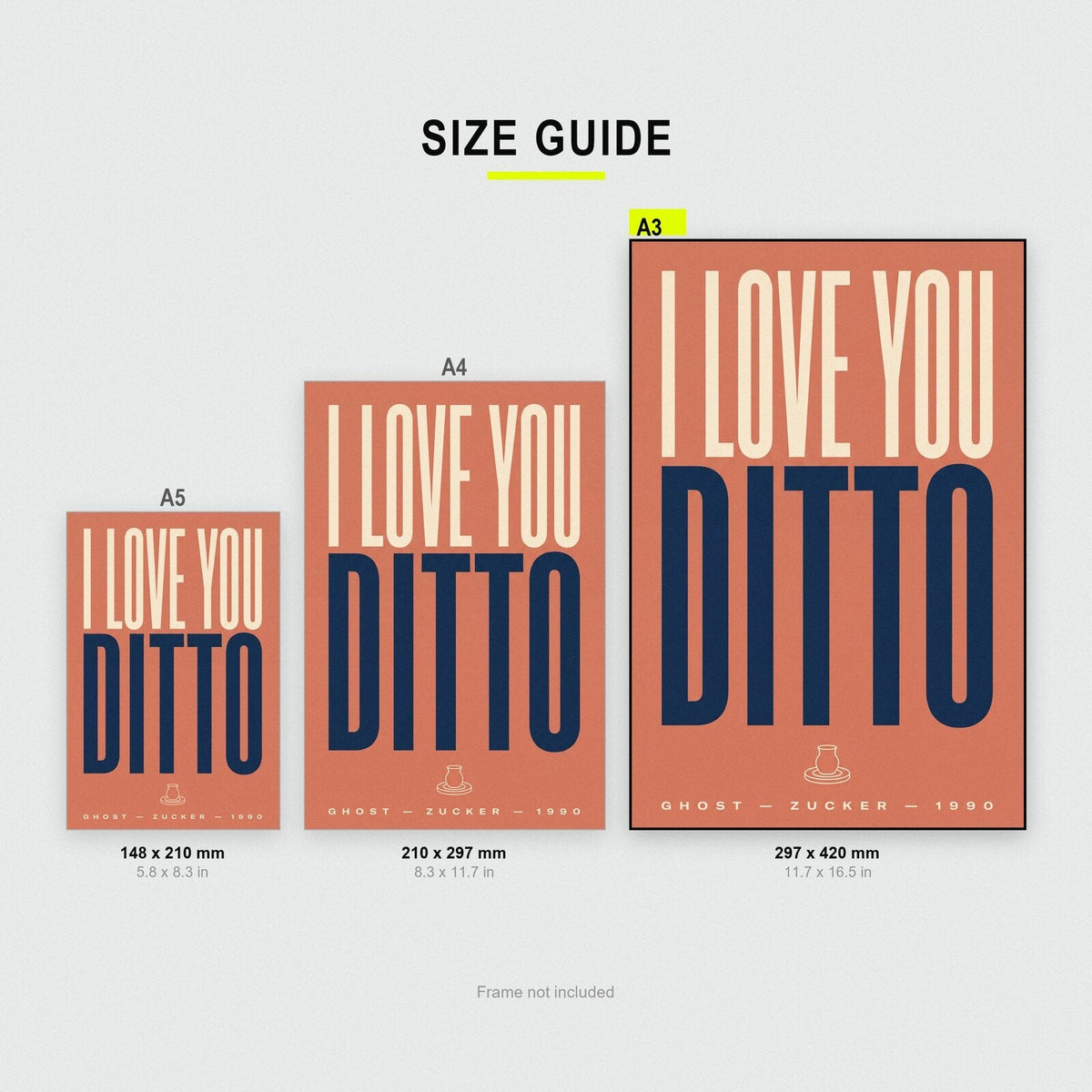 I Love You Ditto Movie Quote Art Print