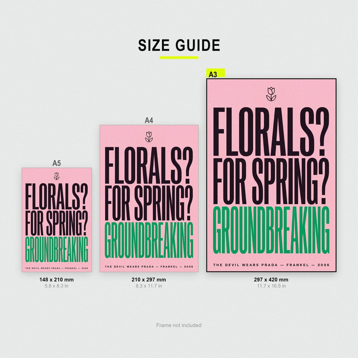 Florals For Spring Groundbreaking Movie Quote Art Print