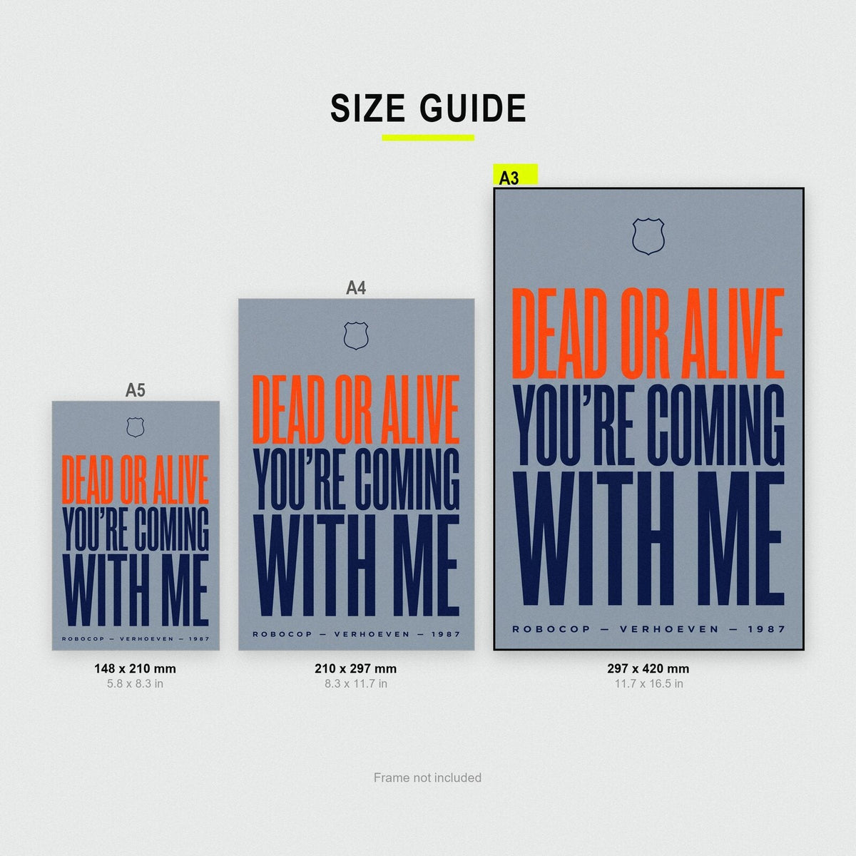 Dead Or Alive Youre Coming With Me Movie Quote Art Print