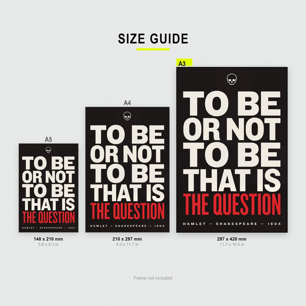 To Be Or Not To Be Book Quote Art Print