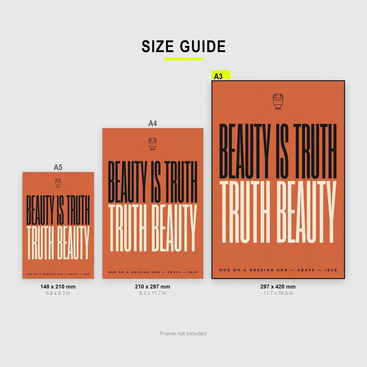 Beauty Is Truth Truth Beauty Book Quote Art Print