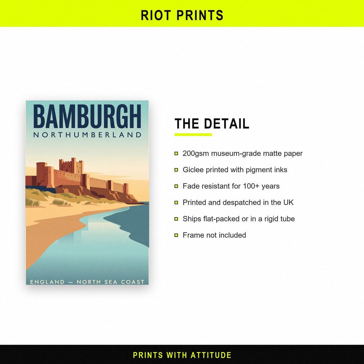 Bamburgh Print paper and printing specification