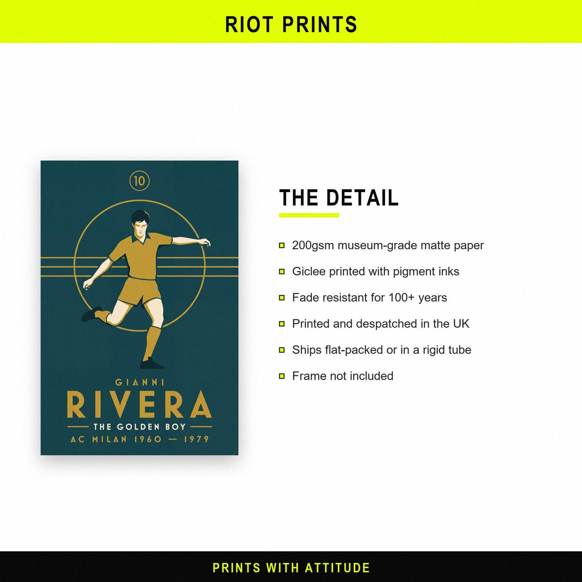Gianni Rivera Art Deco Print paper and printing specification