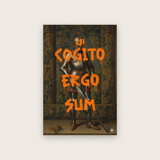 Cogito Ergo Sum Philosophy Art Print