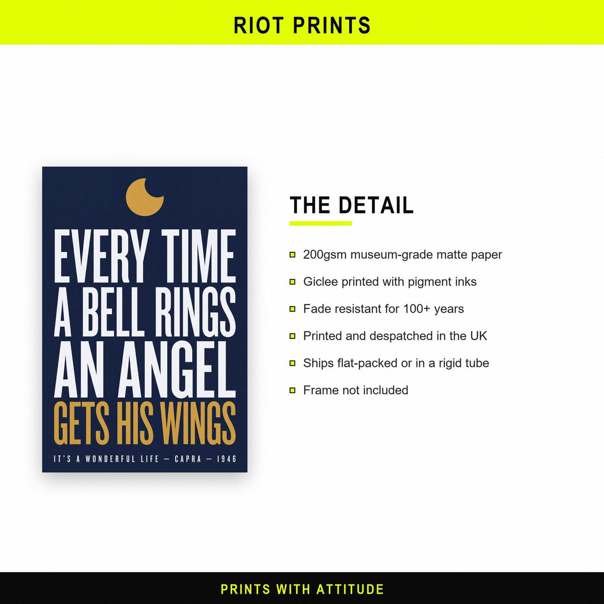Its A Wonderful Life Print paper and printing specification