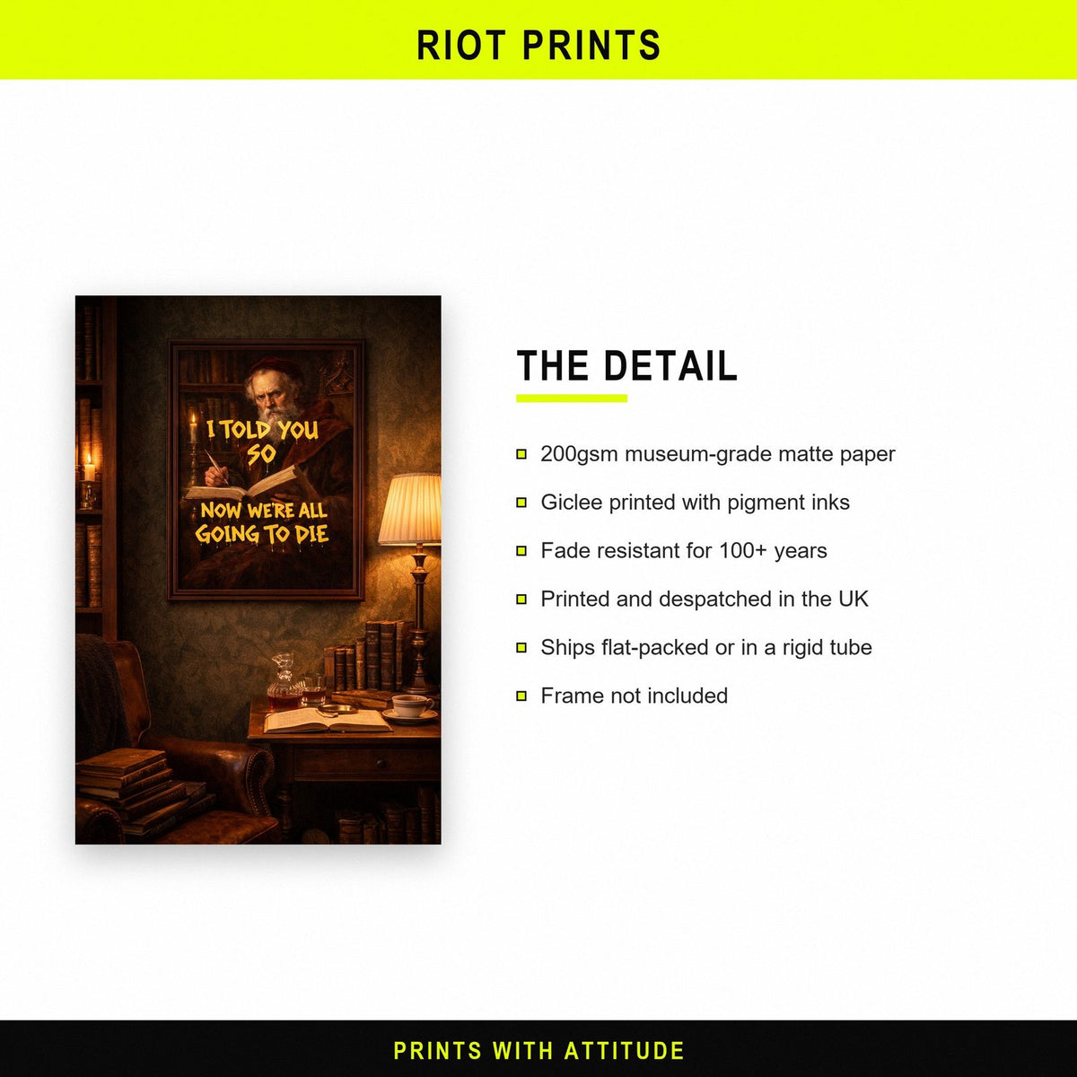 Dark Academia Print paper and printing specification
