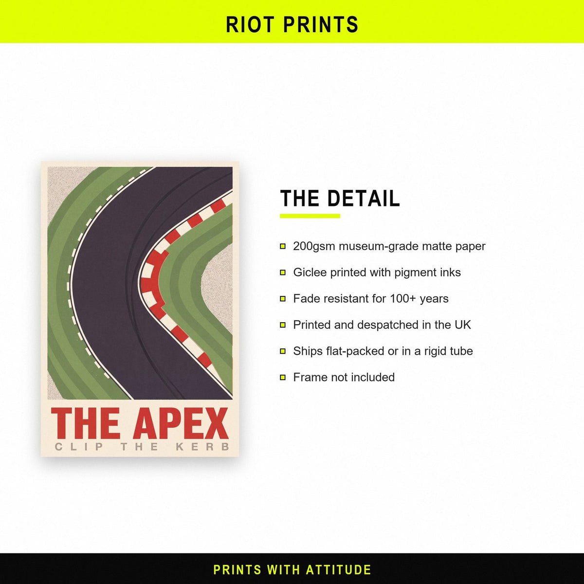 The Apex Motorsport Art Print