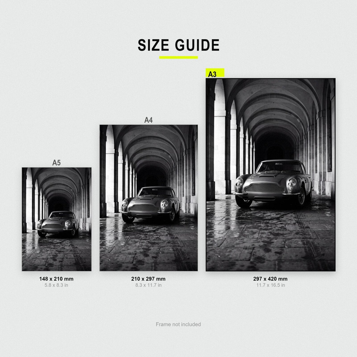 Arcade Dawn Classic Car Photographic Art Print