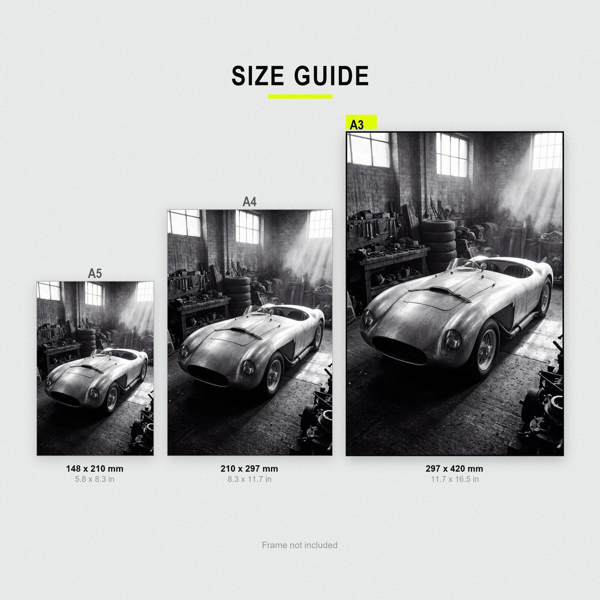 The Workshop Classic Car Photographic Art Print