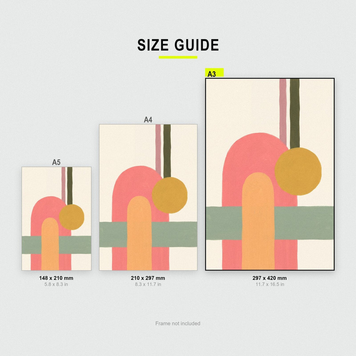 Arches Abstract Geometric Art Print