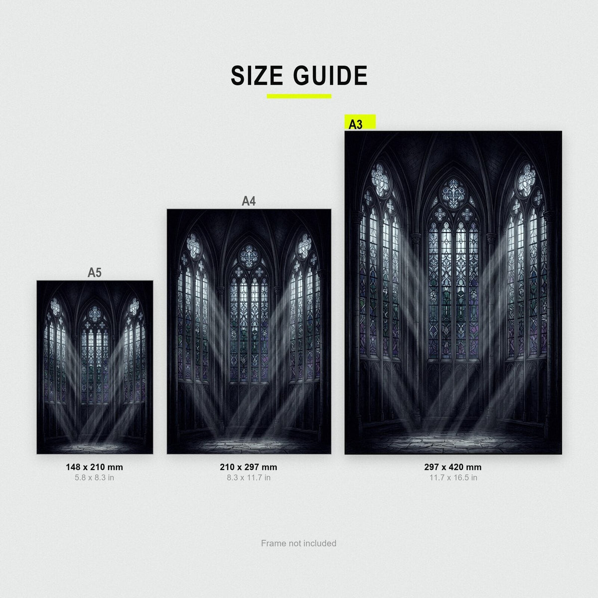 Lancet Light Gothic Architecture Art Print