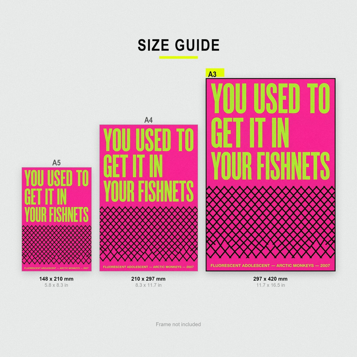 You Used To Get It In Your Fishnets Lyrics Print