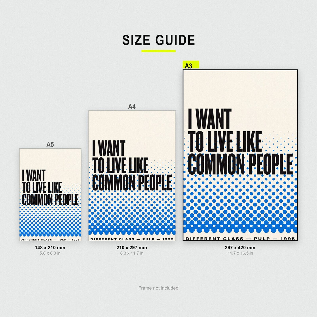 I Want To Live Like Common People Lyrics Print