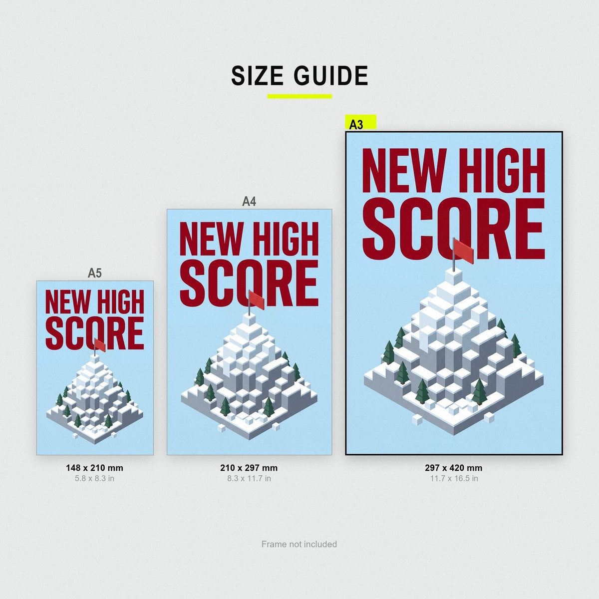 New High Score Gaming Art Print