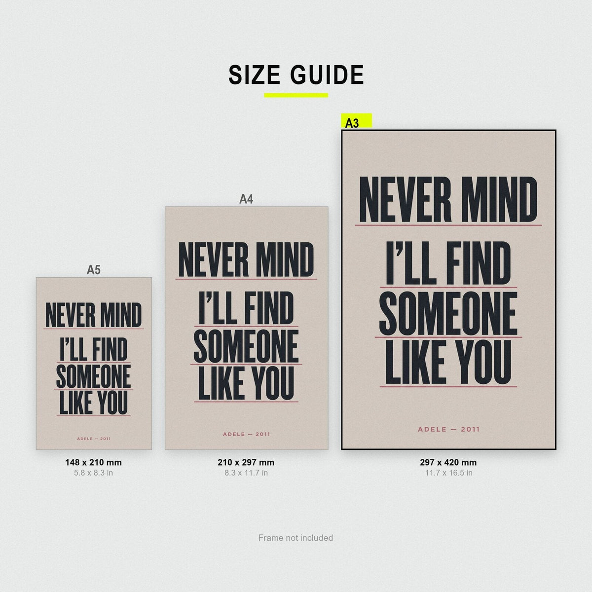 Someone Like You Lyrics Print