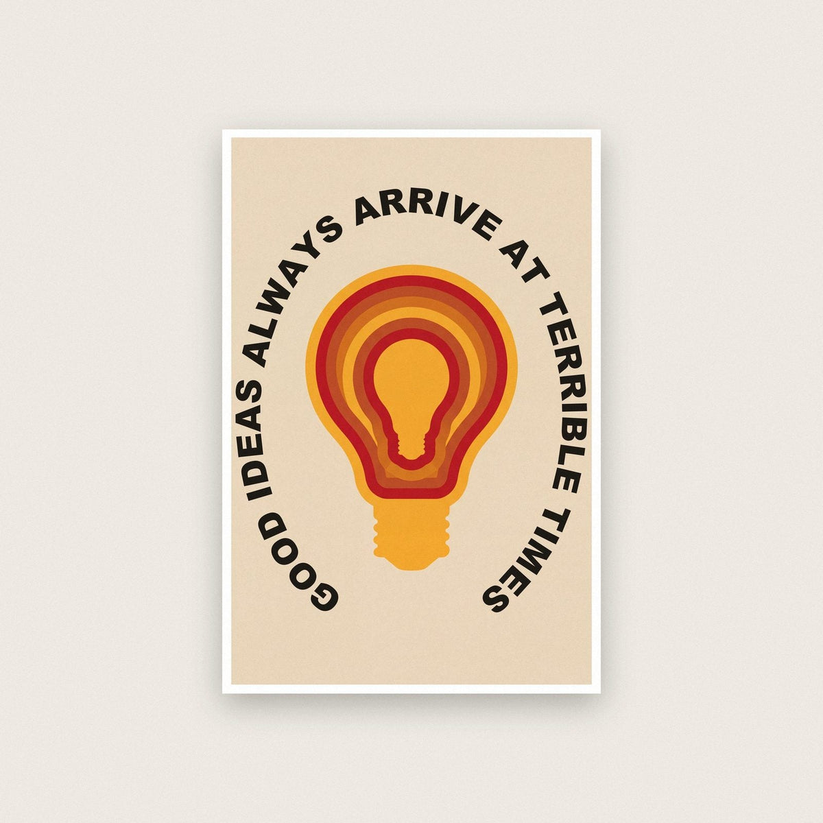 Round Advice art prints from Riot Prints