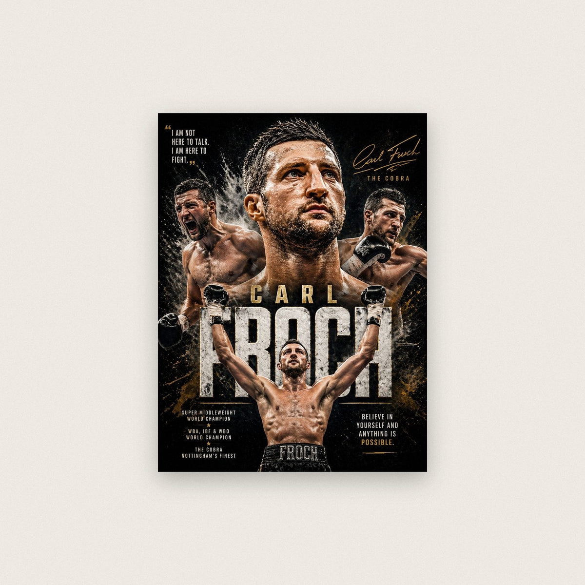 Boxing & MMA art prints from Riot Prints
