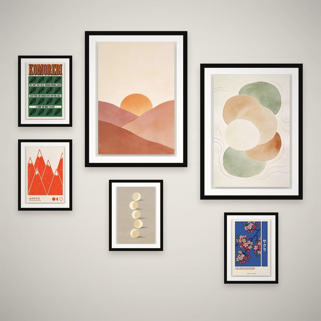 Quiet Hours Feature Wall — 6 Prints