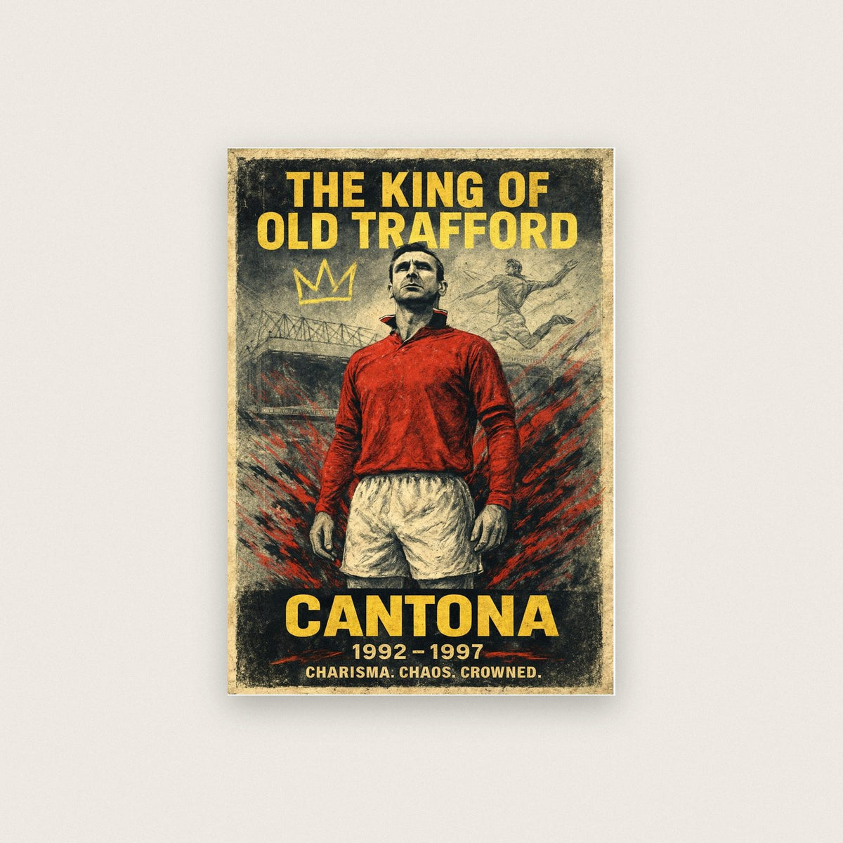 Eric Cantona Football Art Print