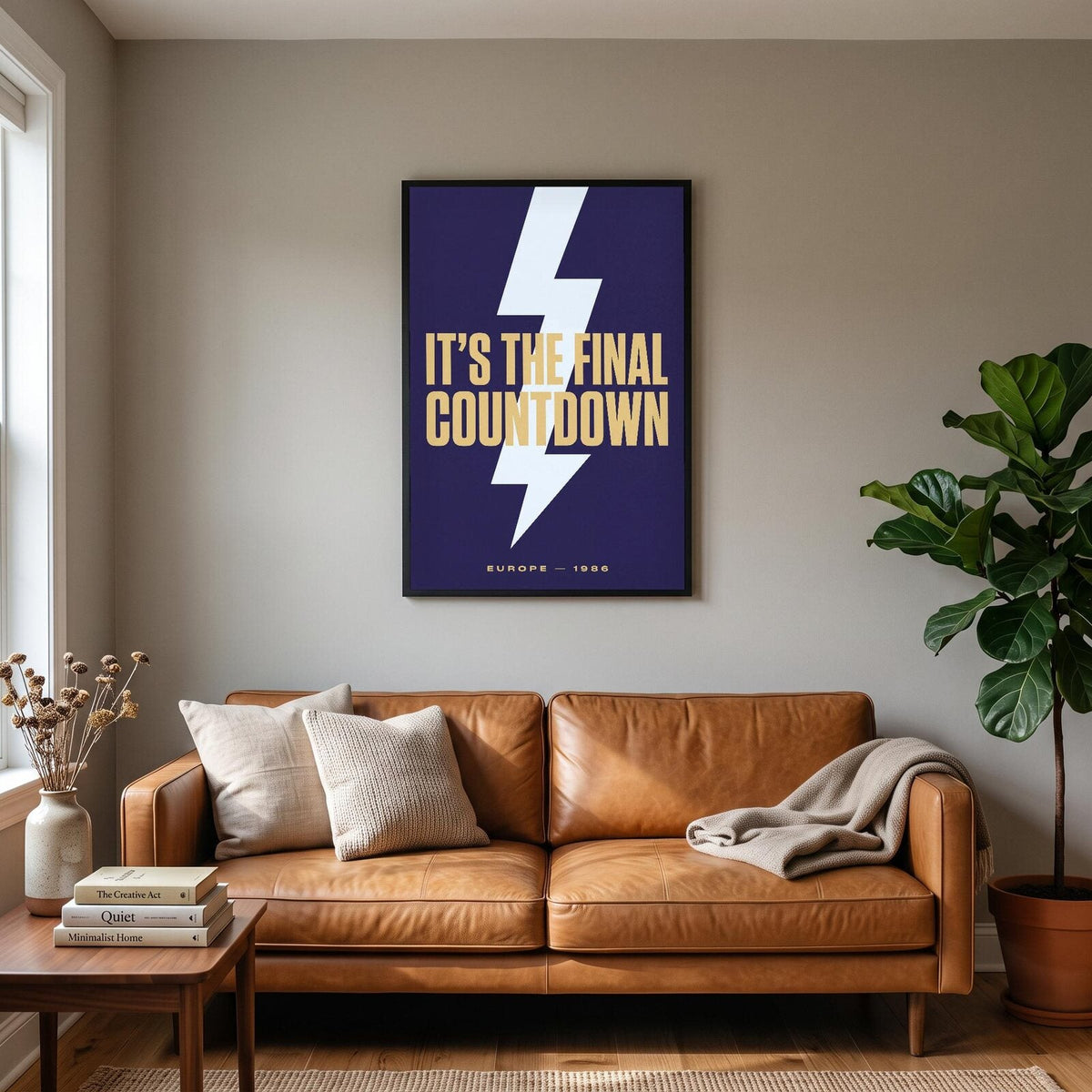 The Final Countdown Lyrics Print
