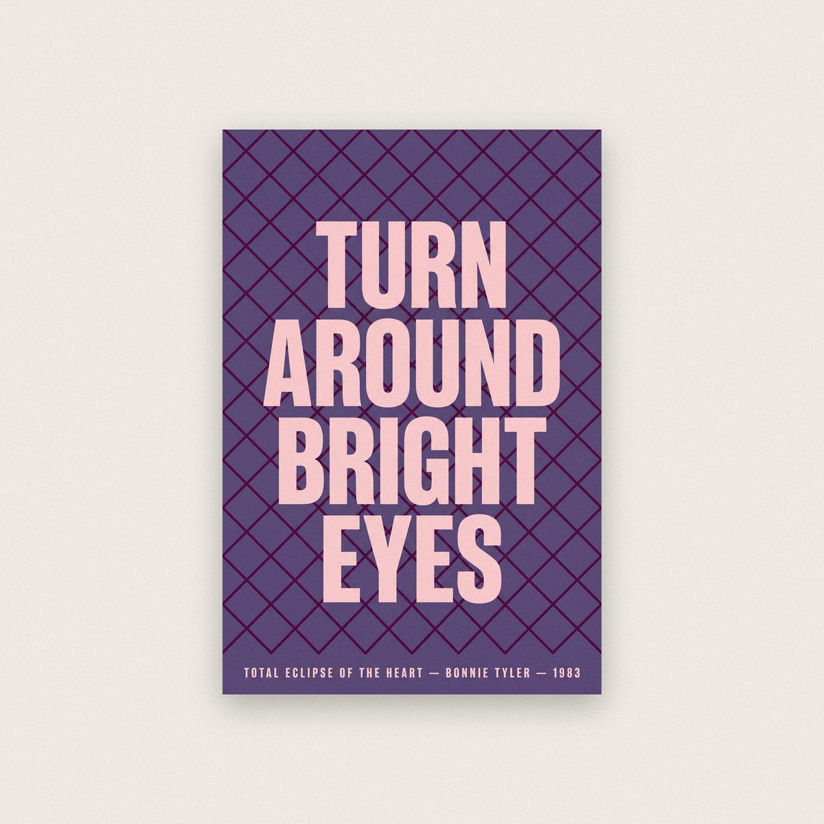 Total Eclipse Of The Heart Lyrics Print