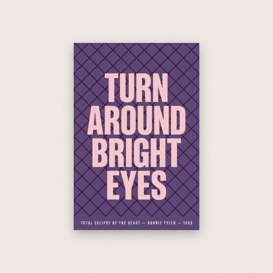 Total Eclipse Of The Heart Lyrics Print