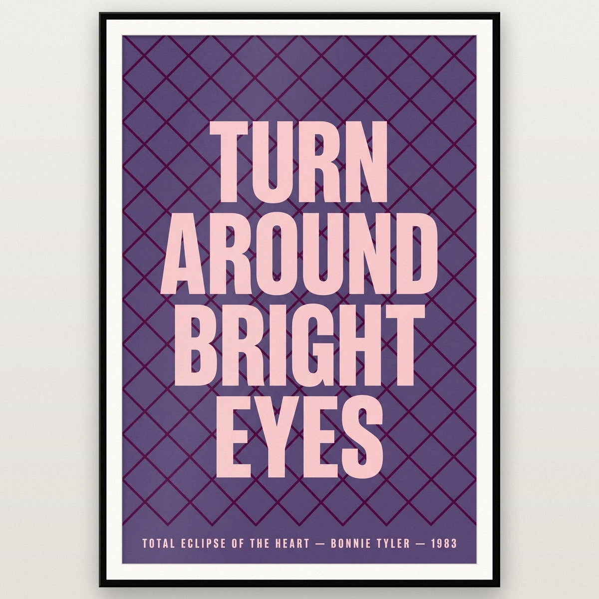 Total Eclipse Of The Heart Lyrics Print