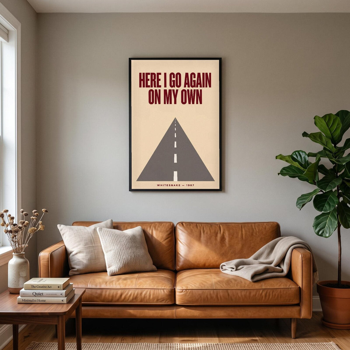 Here I Go Again Lyrics Print