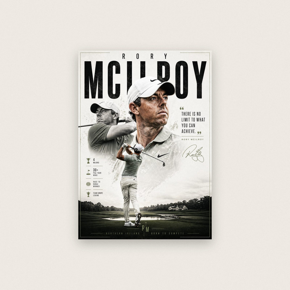 Rory McIlroy Wall Art Print