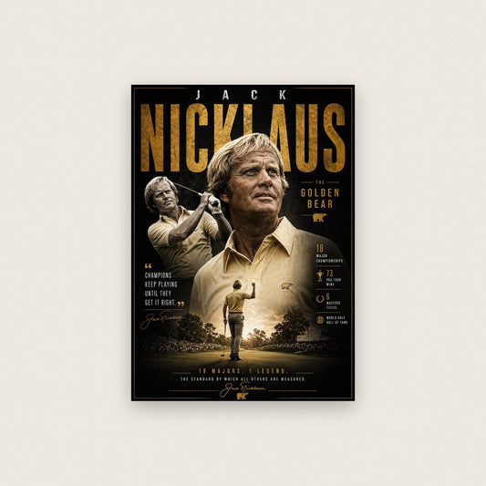 Jack Nicklaus Golf Legend Print
