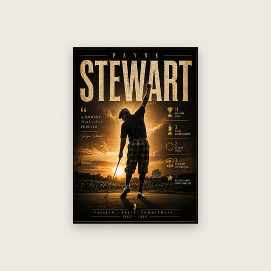 Payne Stewart Golf Legend Print