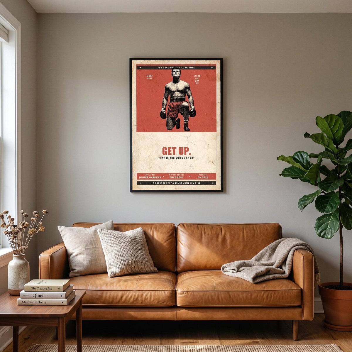 Get Up Boxing Art Print