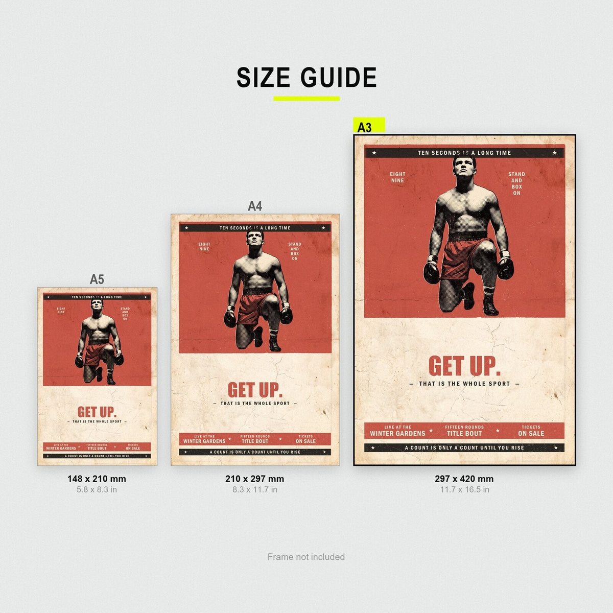 Get Up Boxing Art Print