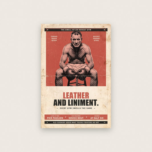 Leather And Liniment Boxing Art Print