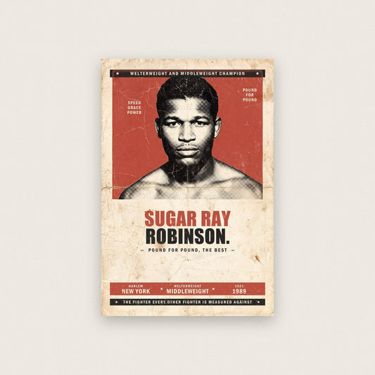 Sugar Ray Robinson Boxing Art Print