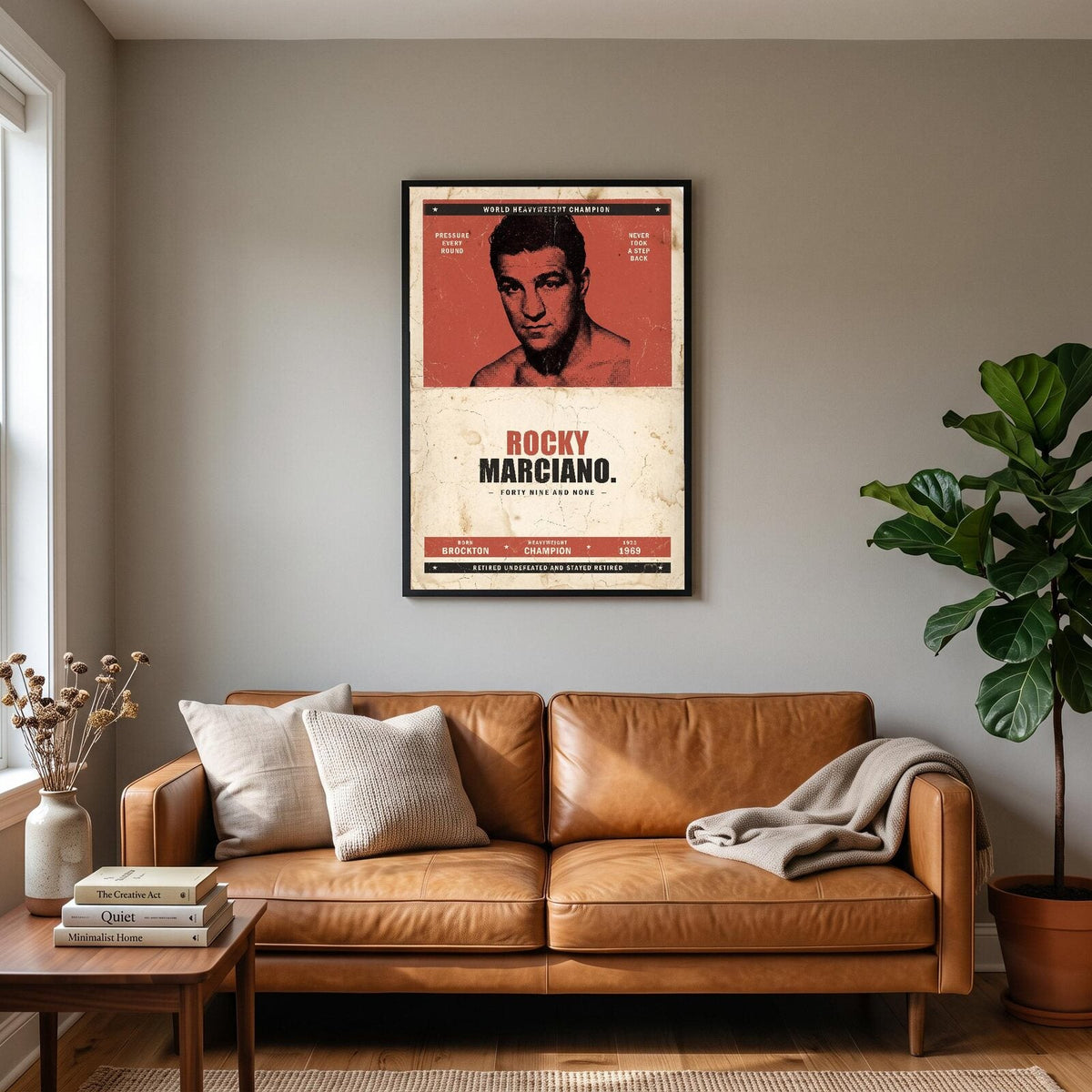 Rocky Marciano Boxing Art Print
