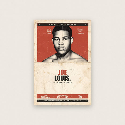 Joe Louis Boxing Art Print